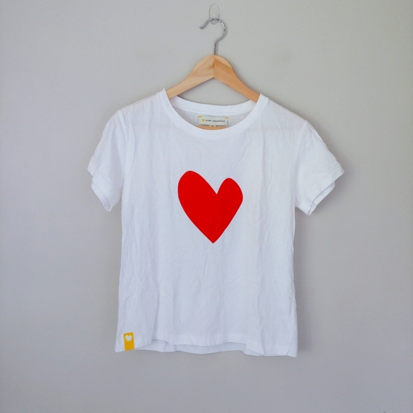 Kerri Rosenthal Suke Imperfect Heart T-Shirt Size X-Small - Picture 4 of 13